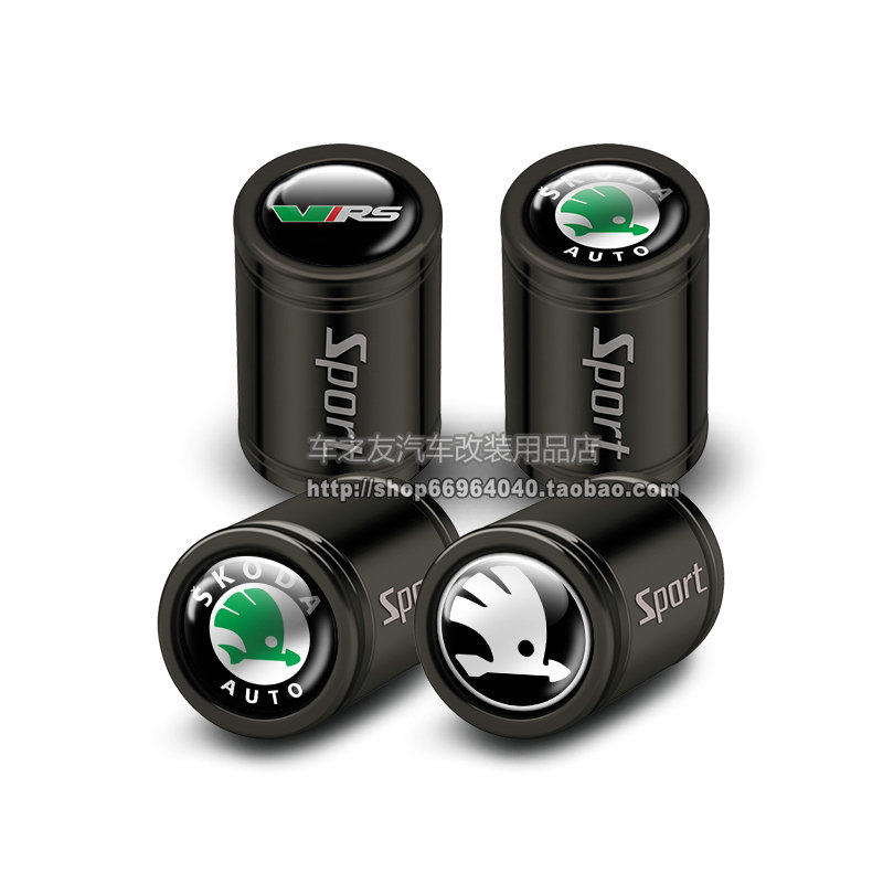 适用斯柯达汽车轮胎气门嘴帽明锐昕锐晶锐昕动柯米克个性气门芯帽