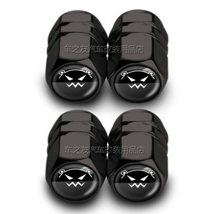 汽车轮胎气门嘴帽可爱个性黑猫气门芯盖改装通用气嘴冒子外饰用品