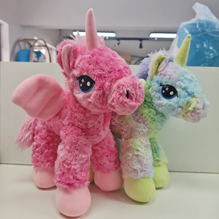 海利伟可爱独角兽公仔女孩毛绒玩具小飞马玩偶抱睡布娃娃生日礼物