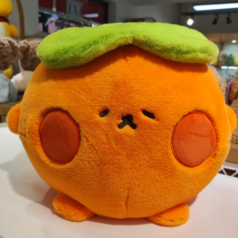 赛特嘟嘟柿子抱枕喜庆布娃娃公仔