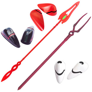 新世纪福音战士EVA凌波丽 明日香 真希波cos头饰发饰假发道具武器