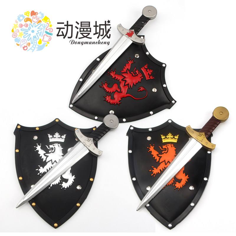 PU塑料武器演出道具盾牌小剑