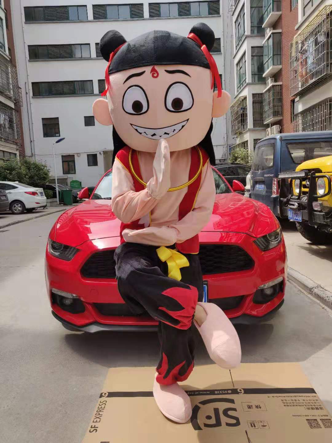 哪吒魔童降世敖丙行走道具人偶