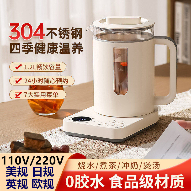 110伏多功能养生壶美规日规英规