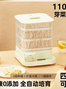 跨境110v豆芽发芽神器豆芽机