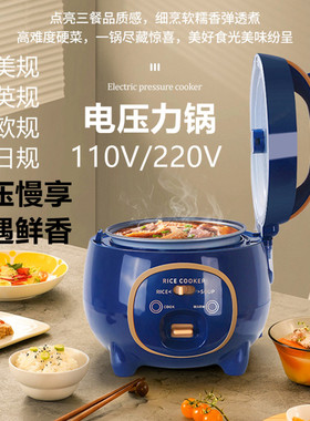 跨境多功能电压力锅110v美规英规