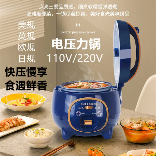 跨境多功能电压力锅110v美规英规
