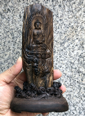 达拉干沉香木雕摆件沉香雕件如来