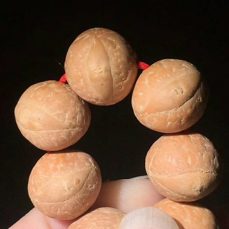凤眼菩提麒麟眼三角龙眼棕榈植物种子文玩手串佛珠手链不怕汗包邮