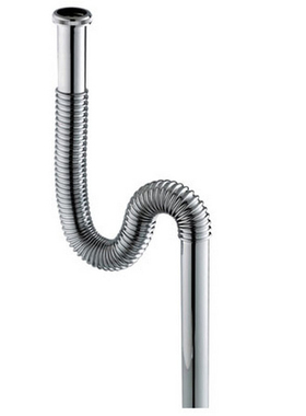 埃尔柯不锈钢下水管波纹管脸盆排水器面盆隔臭管台盆排水管防霉