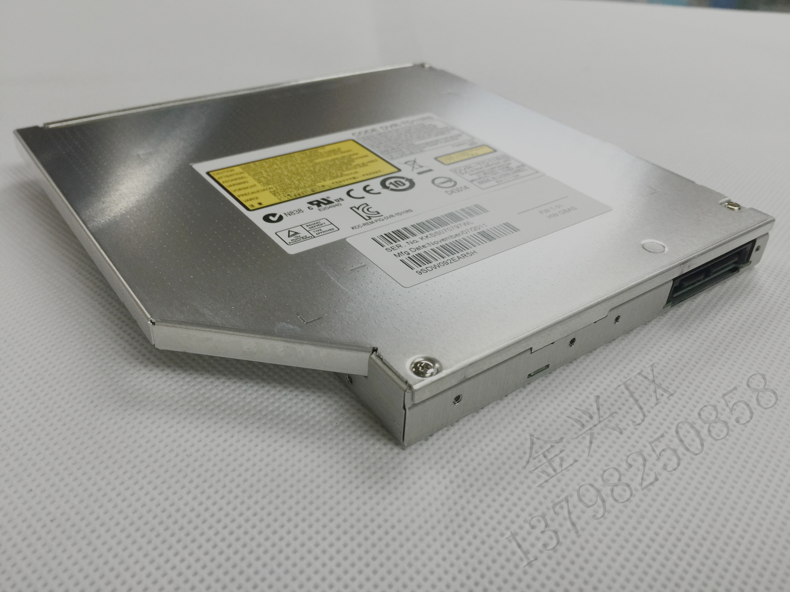 새로운 오리지널 파이오니어 노트북 내장 DVD-RW 버너 광학 드라이브 12.7MM 광학 드라이브 DVR-TD11RS
