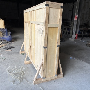 定制免熏蒸木箱胶合板材质实木箱航空重型物流运输设备出口包装箱