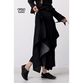 褶皱不规则设计半身裙子显瘦长款 女2025新款 春夏垂坠感好气质高级