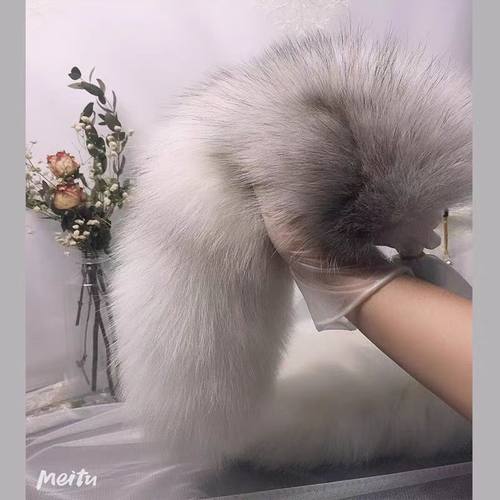 尾巴插件穿戴cosm男兽装狐狸puppy毛绒女用新手入门小号猫狗兔子
