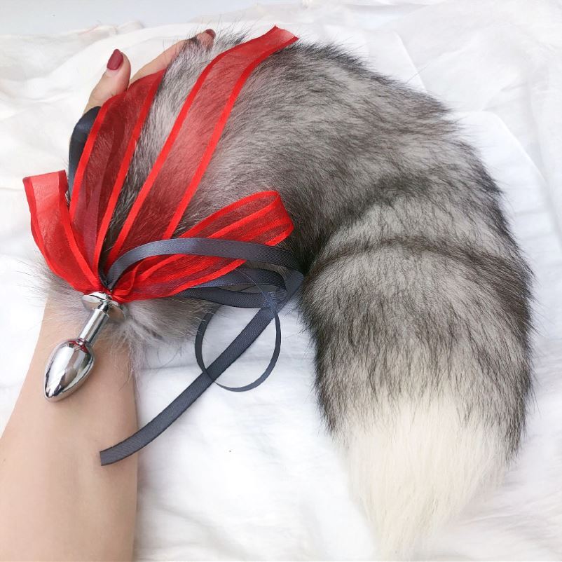 尾巴肛赛插件小号狐狸猫咪cosplay道具大尾巴缸可动拆卸狗狗角色