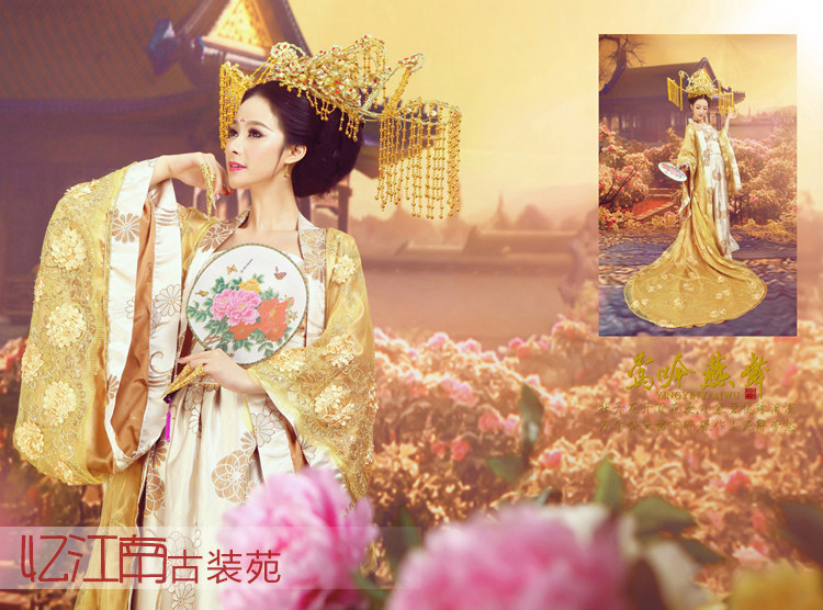 新款武媚娘影视贵妃公主莺吟燕舞古装贵妃服装唐装汉服女皇后戏服