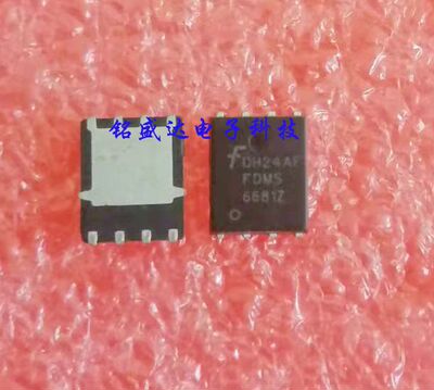 原装进口 FDMS6681Z 贴片 QFN-8 P沟道 -49A -30V MOS场效应