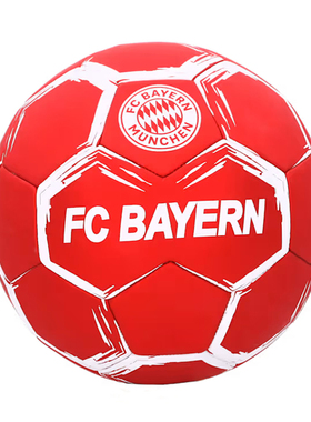 进口拜仁周边5号足球红色球队训练机缝球官方正品53097品德居现货