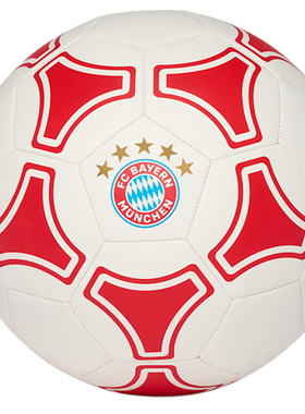 进口拜仁周边5号足球白色训练比赛用机缝官方正品30399品德居