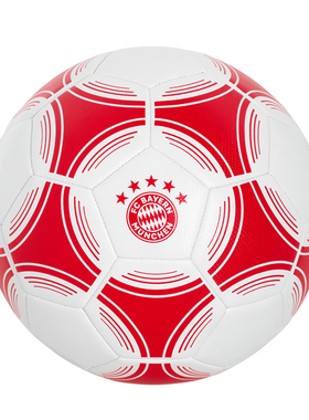 进口拜仁周边5号足球红白色高性能训练比赛球官方正品33816品德居