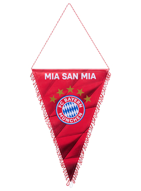 进口拜仁周边三角挂旗比赛前交换旗队旗官方正品33258品德居