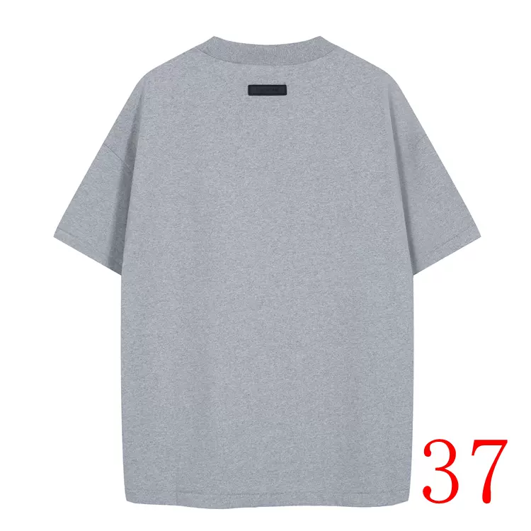 ESS 字母LOGO短袖T恤 棕黑 深麦灰 春园黄 S-XL   6237#