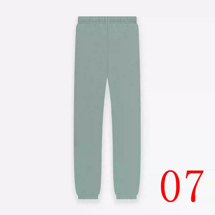 ON SALE￥98  ESS LOGO字母束脚长裤 梅紫 雾霾蓝 棕黑 大象白 柠黄 沙滩黄 XS-XL  6207#