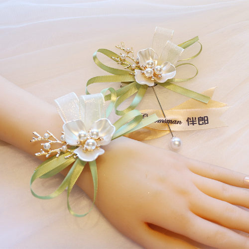 阿蕾婚庆手腕花胸花伴娘姐妹团