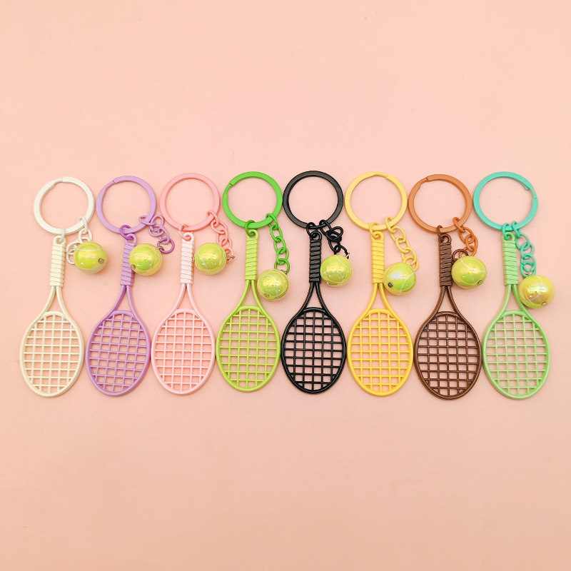 创意礼品马卡龙色网球拍钥匙扣网球包包挂件球类体育用品手工配饰,节庆用品/礼品,钥匙扣,淘宝优惠券,粉丝福利购,淘宝优惠卷