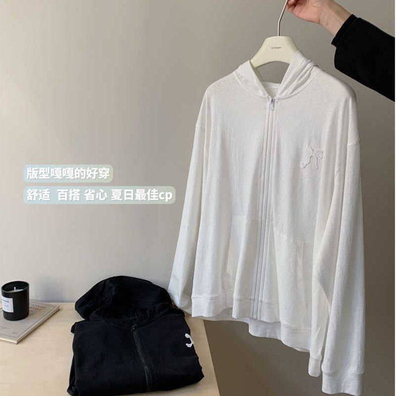 雪花酥。防晒连帽开衫女A-6517春夏女外套