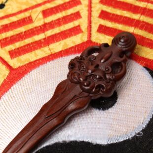 天雷木狮咬剑雷击坠挂宝儿随枣木剑然击瑞枣木五雷吊件宝婴身桃木