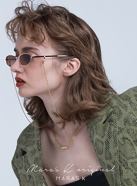 网红眼镜链女挂脖男新款眼睛挂链Lisa同款吴昕明星GM墨镜太阳镜