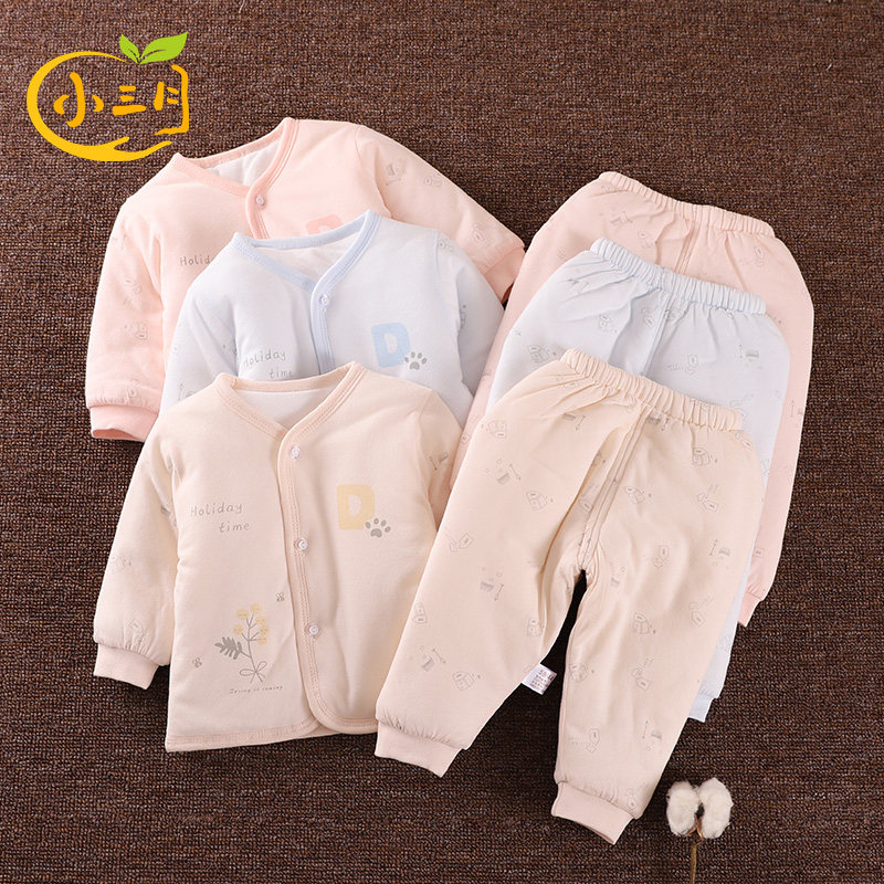 baby winter Clothing 3 baby Crotch opening Pants 6 Newborn keep warm cotton-padded clothes Two suitin the Children/Baby/Family fitted , Cotton-padded jacket/Padded  category - from Buy2taobao.com to provide professional Taobao agent buy service