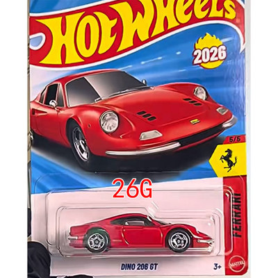 26G/F批次风火轮火辣小跑车轨道车C4982玩具收藏车模合金玩具