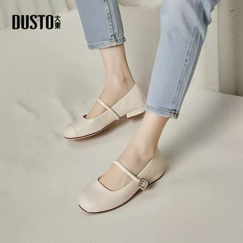 低跟套脚单鞋2024秋季新款时尚