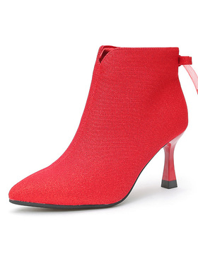 DUSTO/大东冬季细跟带亮片女士细跟高跟鞋21D1019D尾货清仓鞋