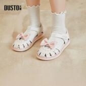 24夏季 新款 女宝宝蝴蝶结公主鞋 大东女童凉鞋 波点包头鞋 24X1205