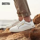 男鞋 2024春季 新款 大东小白鞋 休闲潮流圆头系带厚底板鞋 24C1058