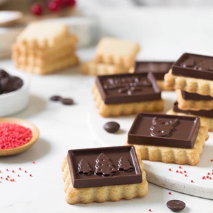 新款圣诞节巧克力饼干模具套装万圣节复活节DIY巧克力模具