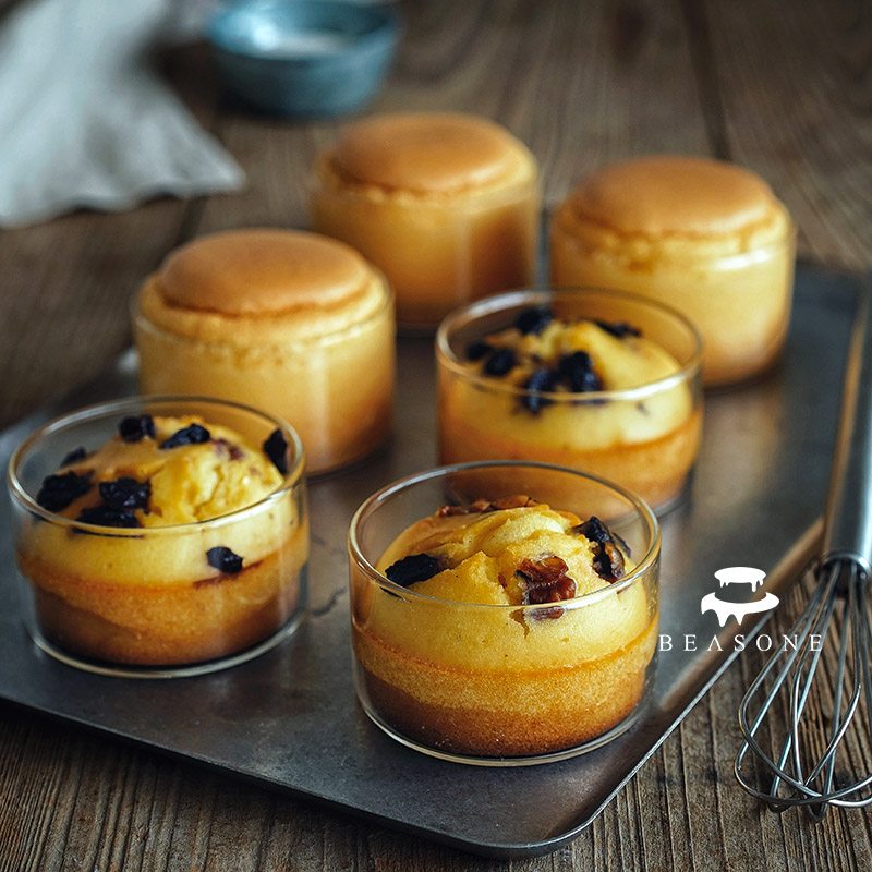 简约耐高温高硼硅玻璃甜品杯冰淇淋慕斯布丁杯