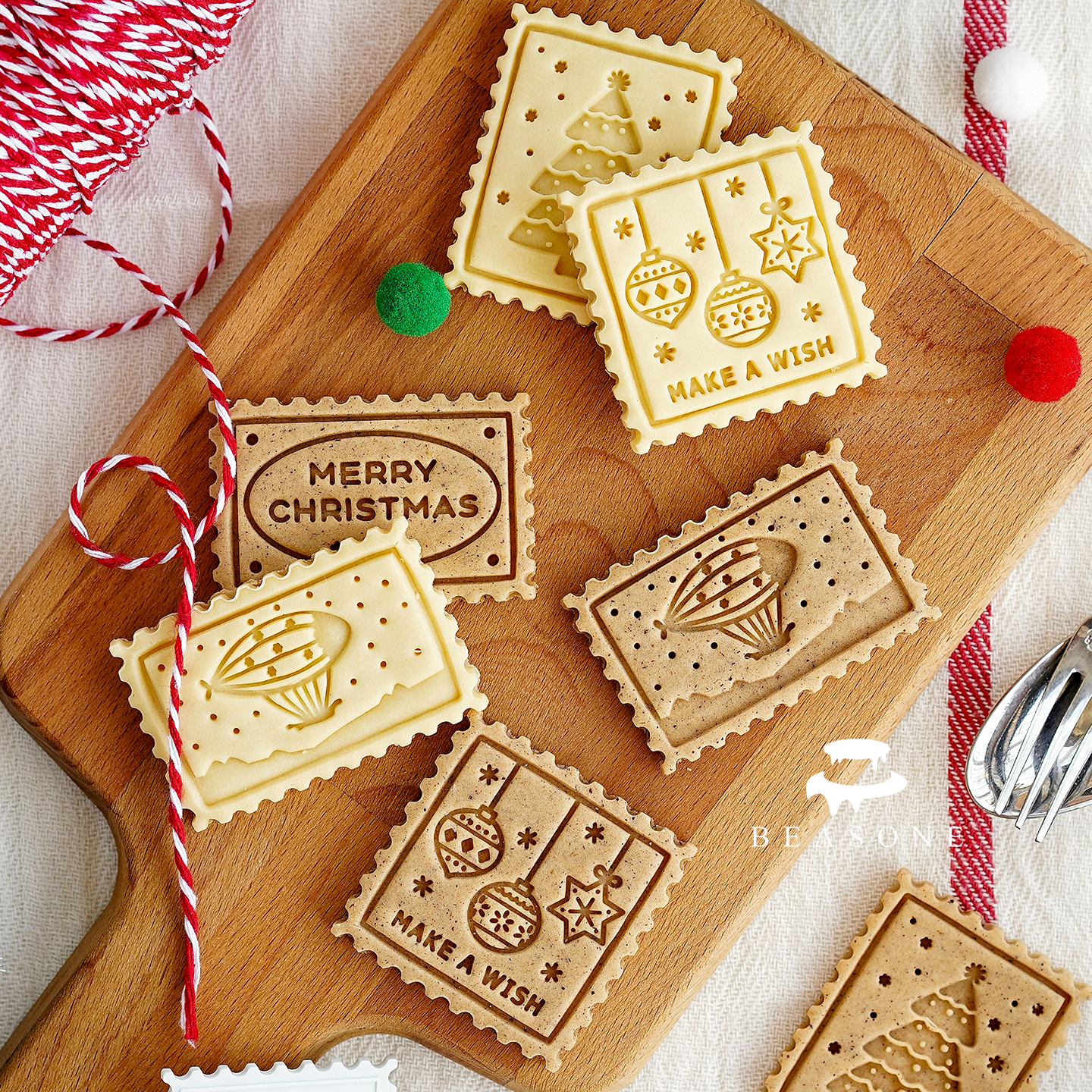 AMAGOURABS圣诞节饼干模邮票