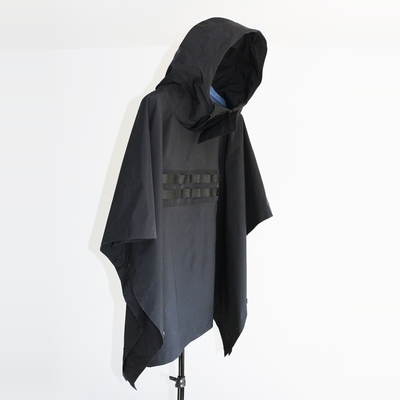 赛博忍者连帽暗黑朋克披风斗篷衣