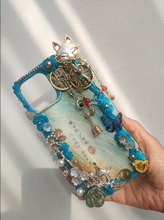 古风奶油胶手机壳山鬼火狐纯手工苹果13vivo华为oppo均可定制成品