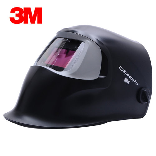 3M100V焊接面罩自动变光防护面具焊工焊帽氩弧焊面屏焊烧头盔 - 封面