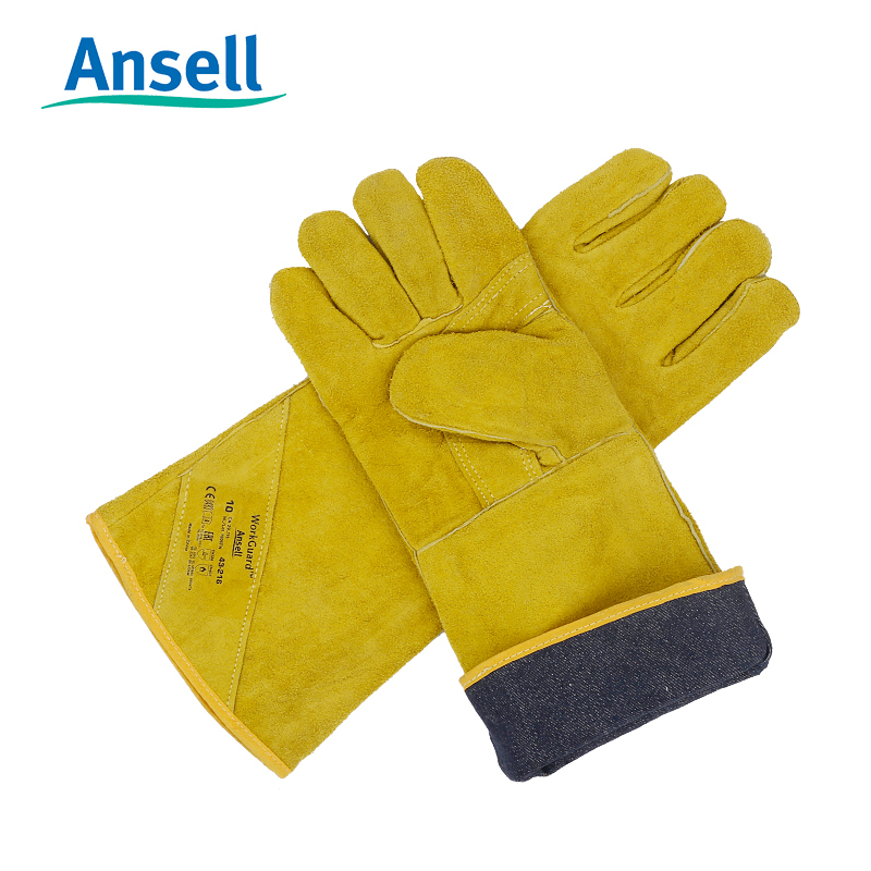 安思尔43-216牛皮柔软防护手套