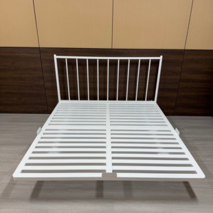 0胶水儿童环保主卧钢架悬浮床碳素钢双人尺寸可定制铁艺床