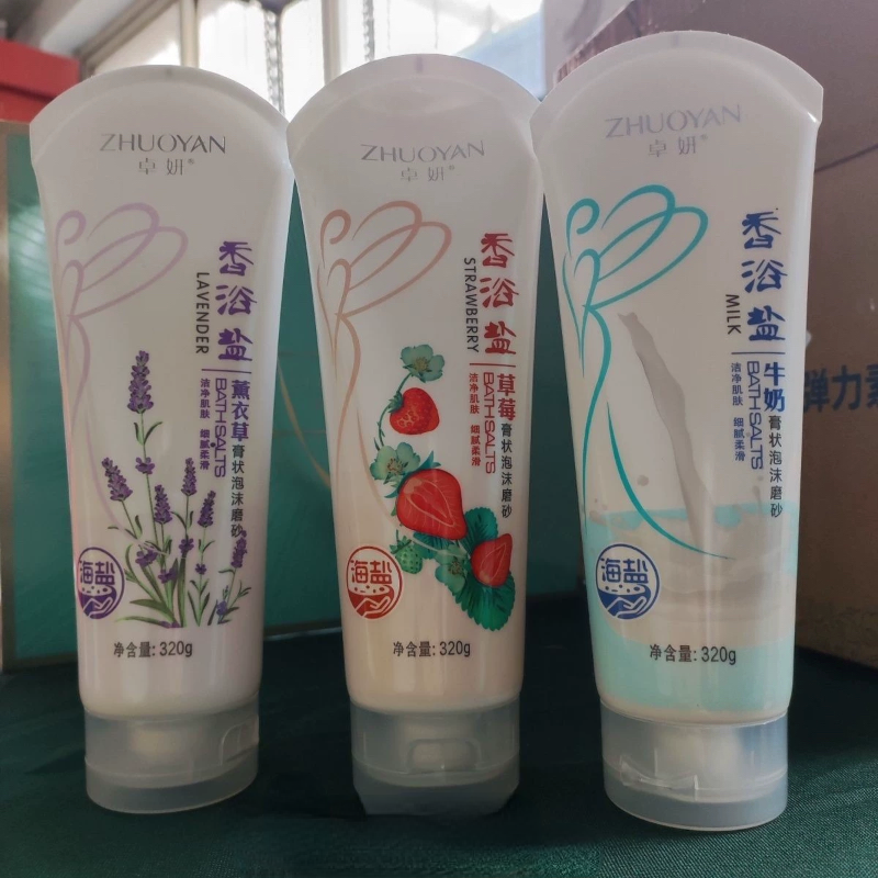 卓妍膏状泡沫磨砂香浴盐沐浴盐泡泡320g商超同款