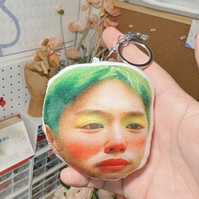 毛绒挂件来图定制填充饱满