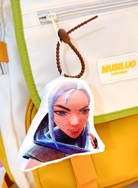 jett捷风语音挂件无畏契约特工发声玩偶游戏周边来图定制钥匙扣