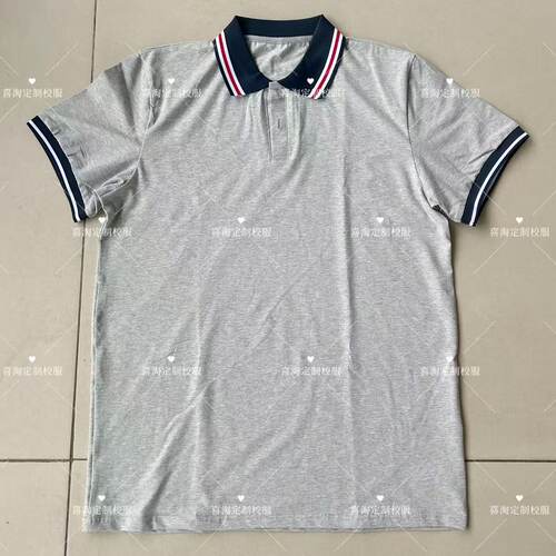夏季中小学生纯棉短袖校服T恤